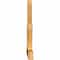 Ekena Millwork Saratoga Rough Sawn Timber Gable Bracket, Western Red Cedar, 84"W x 49"H x 4"D x 6"F, 14/12 Pitch GBW084X49X0406SAR00RWR - alternate 3